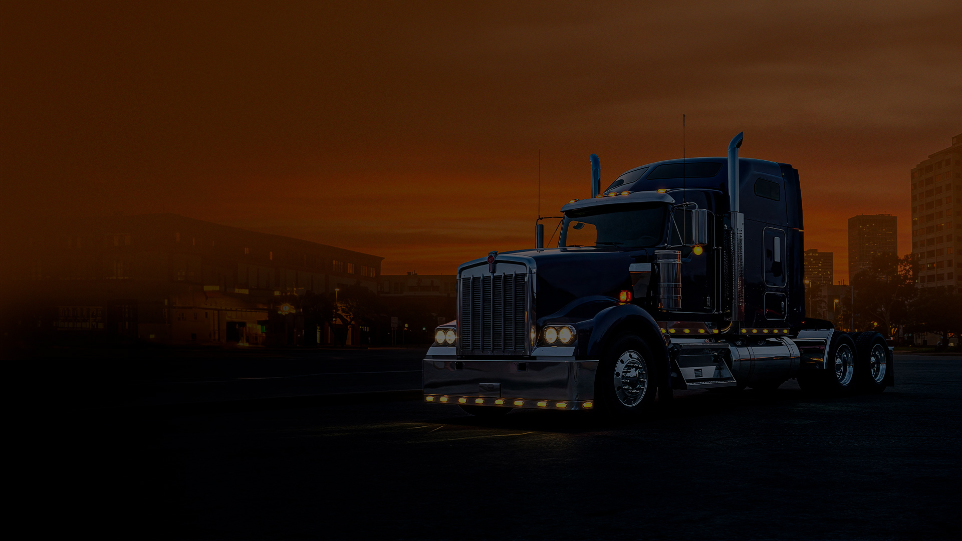 Camión Kenworth en carretera